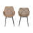 Kyiara Wing Back Rattan Arm Chair in Greywash