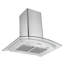 Floy 30" Island Glass Range Hood in Stainless Steel