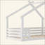 Lit de maison avec fenêtre et petite tablette, lit en bois avec toit en forme de maison, sans sommier-944789944-944789946