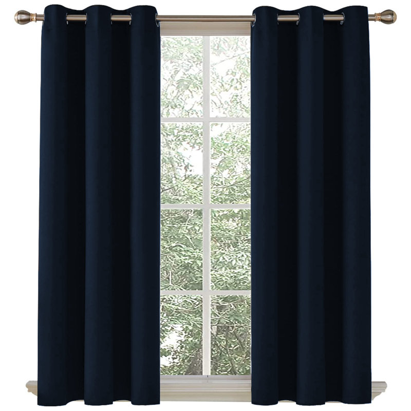 Eyelet Blackout Thermal Curtain, 274cm H x 228cm W