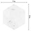 Classico Carrara 7" x 8" Porcelain Marble Look Wall & Floor Tile