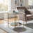 Phillippa Glass Top End Table