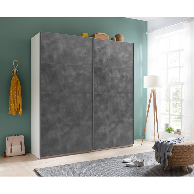 Systema 2 Door Manufactured Wood Wardrobe