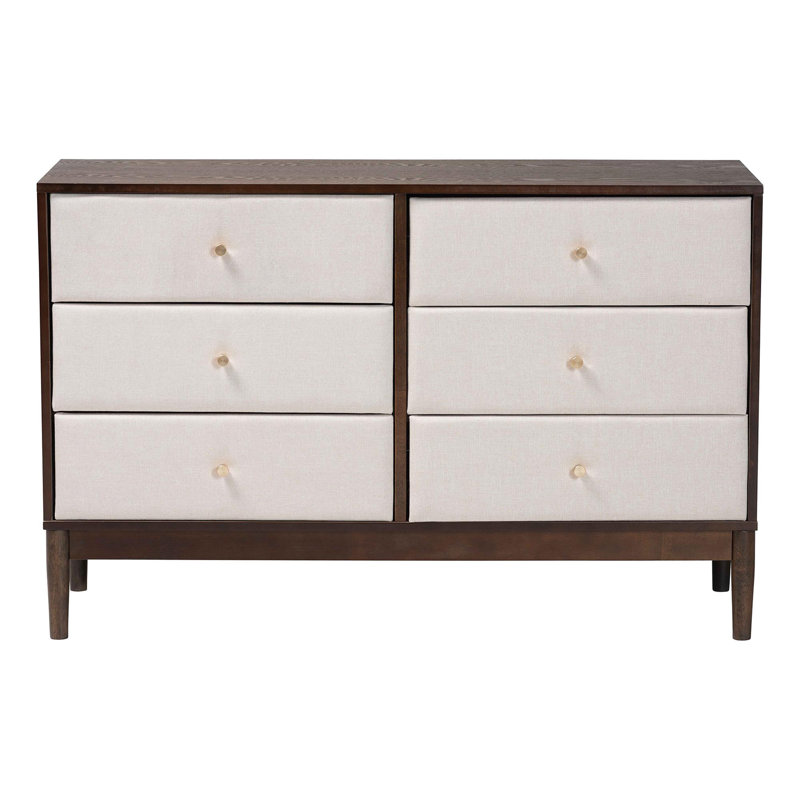 Commode 6 tiroirs Allenport Baxton Studio Nikolai
