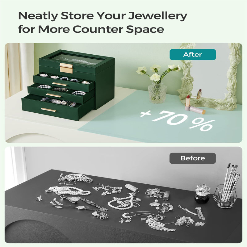 Aymane Jewellery Box +, Green