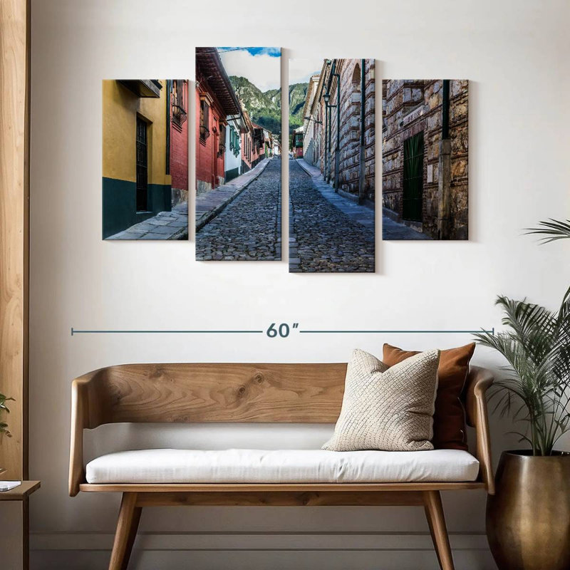 Sireci La Candelaria Street, 32" H x 52" W