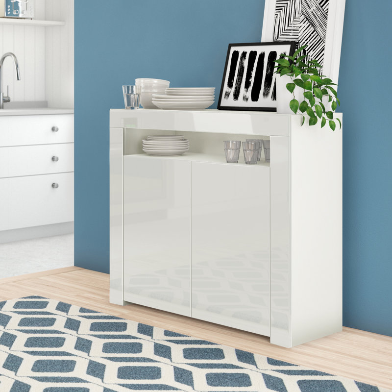 Dina 106.5cm Sideboard, Black, No