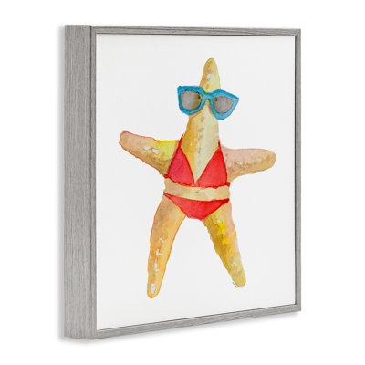 «Fun Swimsuit Starfish», estampe numérique par Lanie Loreth