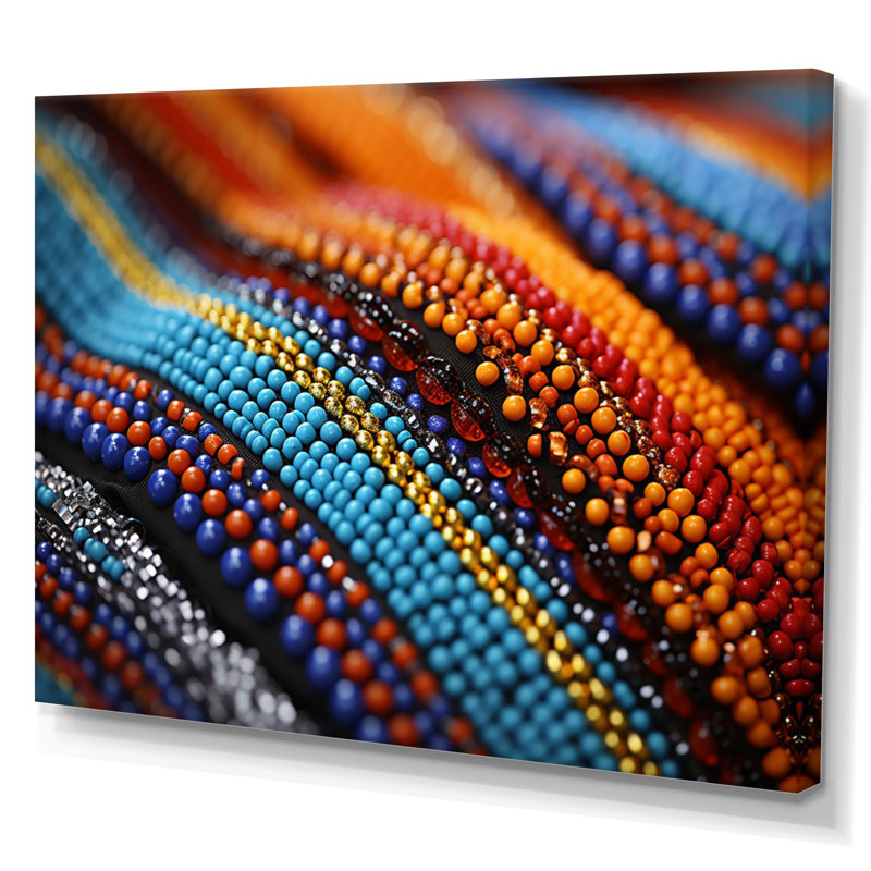Tribus d'Afrique, perles de Samburi I - tribus d'Afrique, impressions sur toile, H 12 po x l 20 po x P 1 po, Toile tendue