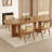 Nut-brown Oval Solid Wood Dining Table-1566994220