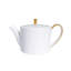 Golden Edge 32 oz. Bone China Tea Pot