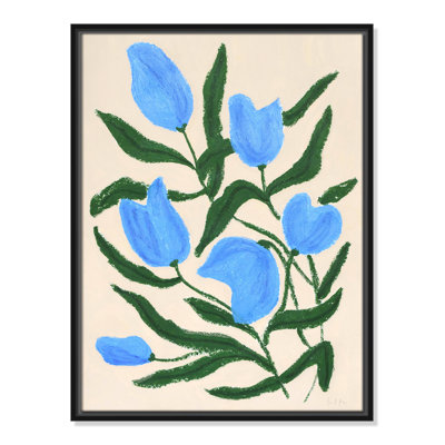 Colette "Blue Tulips" Print by Camilla Bergqvist