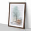 Lonely Tree in Abstract - Picture Frame Graphic Art Print-55759819-55759821