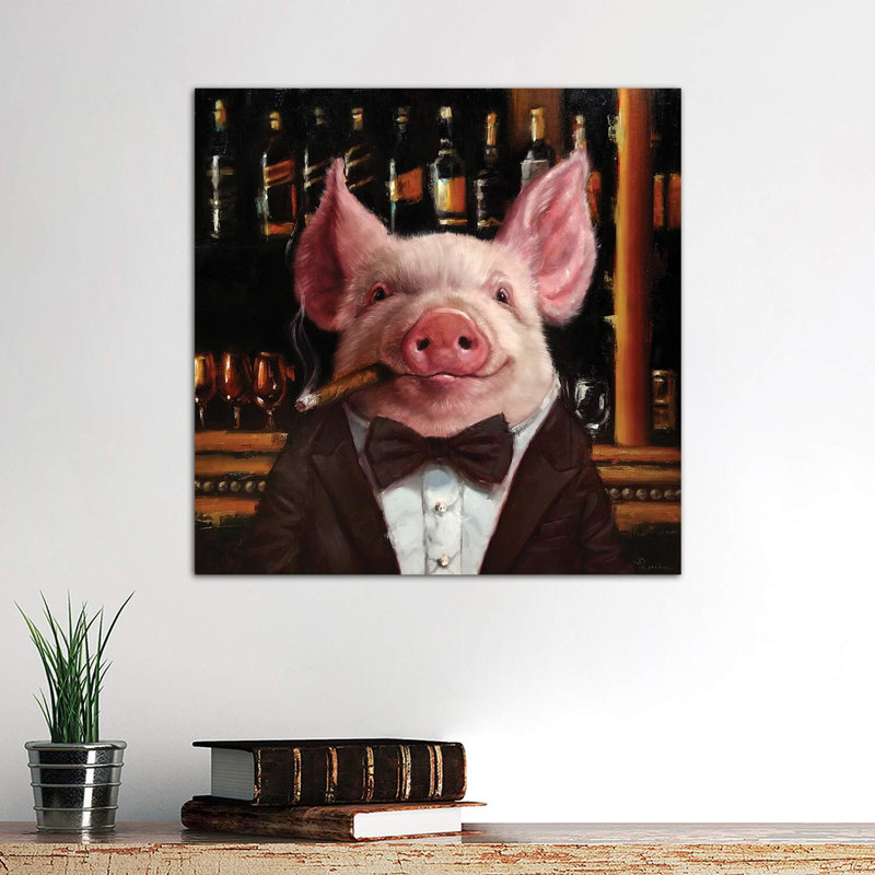 High Roller by Lucia Heffernan - Wrapped Canvas Painting, 66.04 cm H x 66.04 cm W x 3.175 cm D