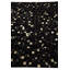 Tapis noir Juliana
