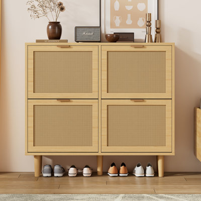 16 Pair Flip Down Shoe Storage