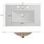 Meuble-lavabo 30 po avec lavabo en céramique et tiroirs pleine extension, meuble-lavabo autoportant avec glissières de tiroir à fermeture douce, conception cannelée, blanc-1723876631