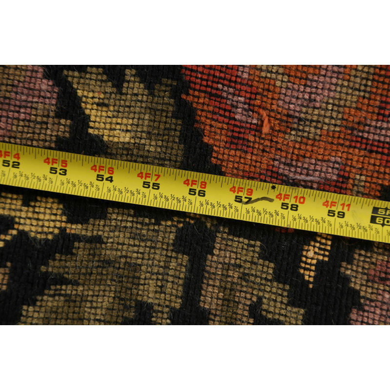 Tapis oriental en laine à teinture végétale Aubusson noué à la main 4 x 6