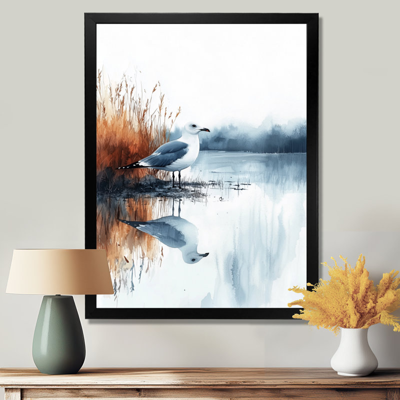 Avdie - Animals Wall Art, Noir, H 20 po x l 12 po, Reproduction encadrée d'une seule photo