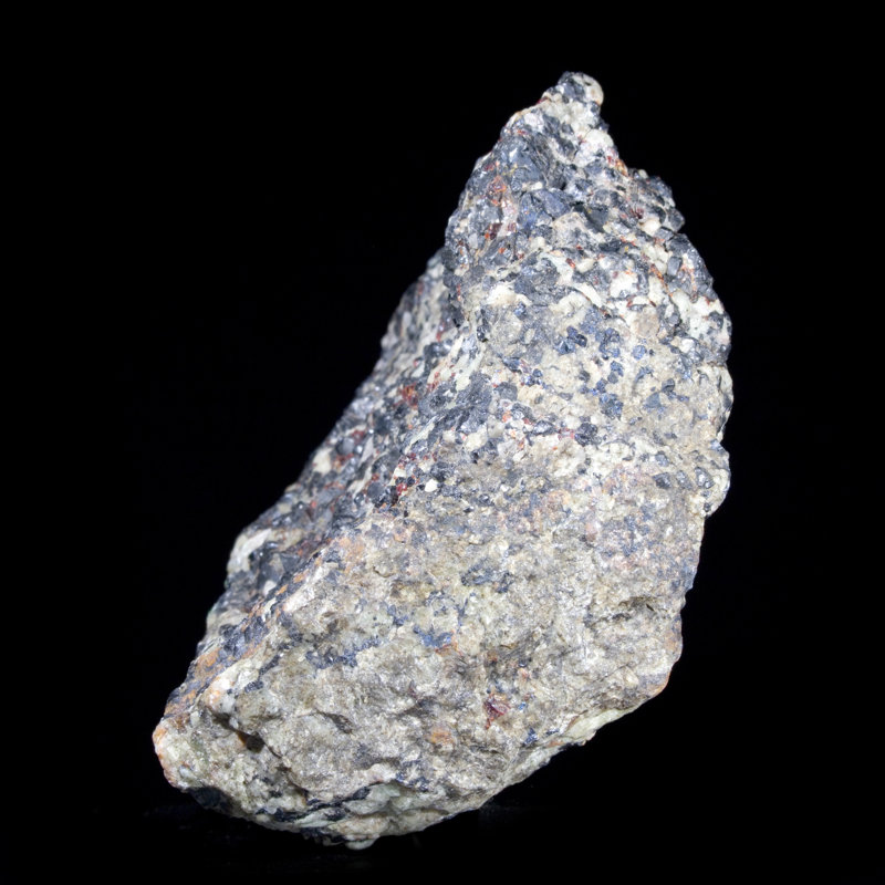 Willemite, Franklinite, calcite et zinc rouge - Mine Franklin