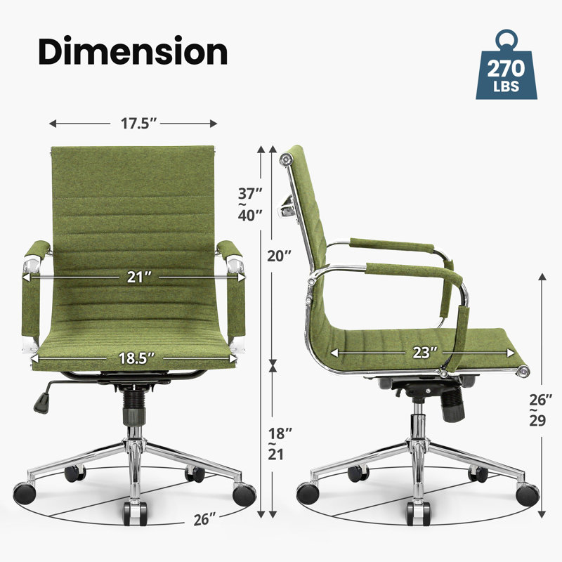 Fauteuil de conférence, Vert