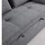 Futon-lit 55,5 po en lin avec coussins décoratifs 55,5 po-740789172