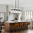 Neyba 5 - Light Dimmable Kitchen Island Rectangle Chandelier