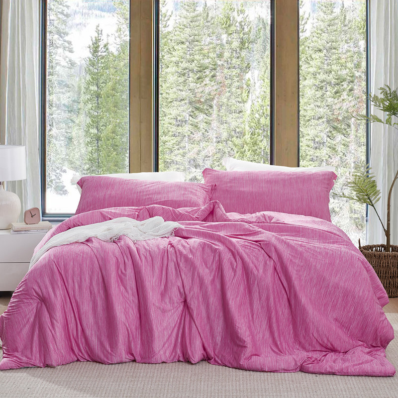 Cooling - Coma Inducer® Oversized Comforter Set - Sangria Sunset Pink, King Comforter + 2 King Shams