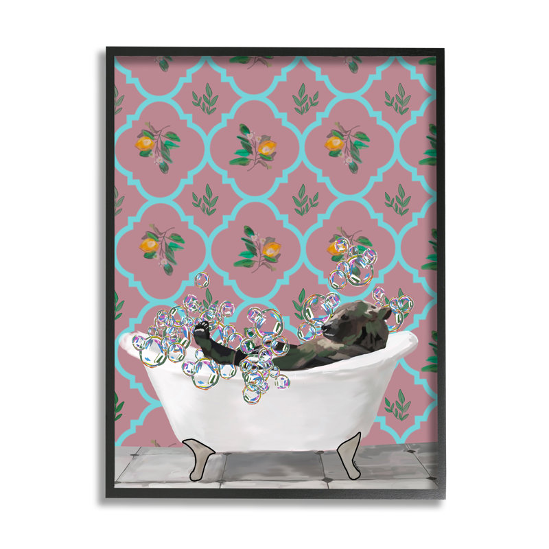 Toile Stupell Industries par Amelia Noyes, Giclée encadrée noir minuit, H 14 po x l 11 po x P 1,5 po
