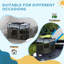 Panel Steel Pet Barrier With Door-98527703-98527704