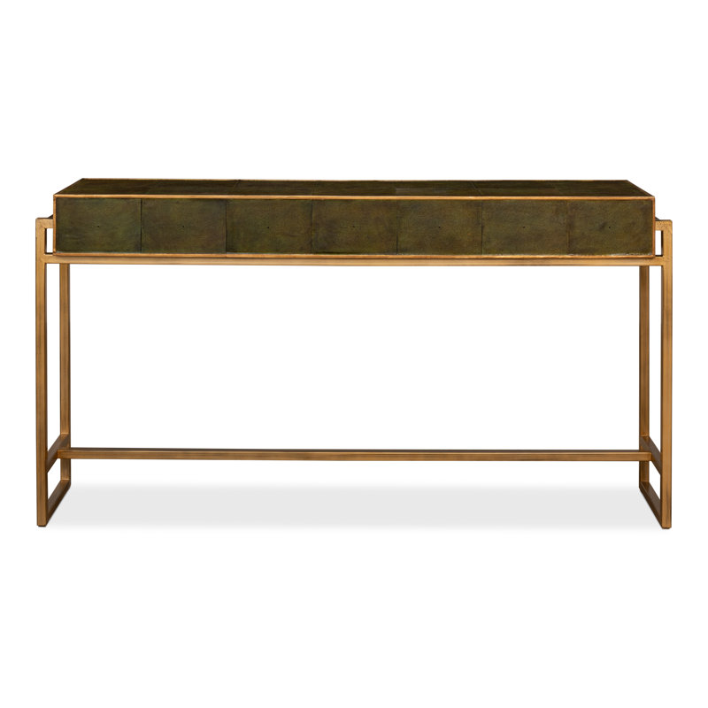 Shagreen 64'' W Console Table, Leaf