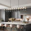 Lustre lumineux linéaire pour îlot de cuisine-1039968582-1039968581-1032353062