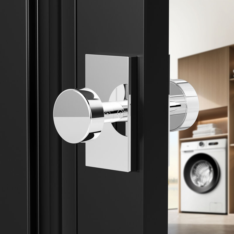 Boutons de porte doubles Modern Grace Series, Chrome poli