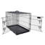 Caisse pliante pour animaux à double porte-2780212