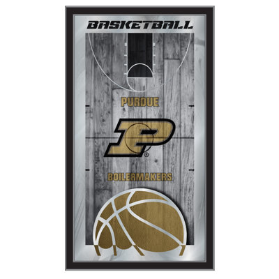 « basket mirror », impression encadrée NCAA