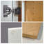 Armoire murale à 2 portes avec 2 tablettes, tablettes réglables pour le rangement de la cuisine / salle de bain / buanderie