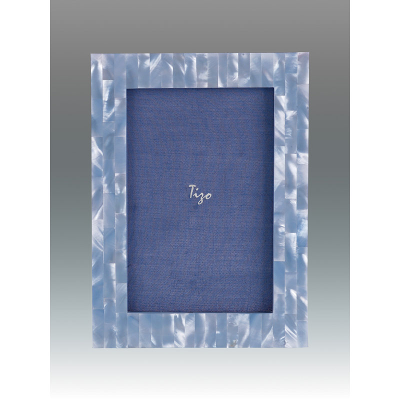 Wood Picture Frame, 3" x 3", Blue
