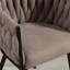 Polyester Upholstered Metal Upholstered Back Accent-1300669719