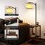 Lampe sur pied arquée 59 po DEL