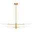 Gowanda 4-Light Brushed Nickel Island Light-98691636