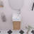 12 Inch Small Bathroom Vanity With Ceramic Vanity Top and Soft Close Door-2032751186