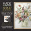 Reproduction encadrée de bouquet contemporain - bois massif-405923364