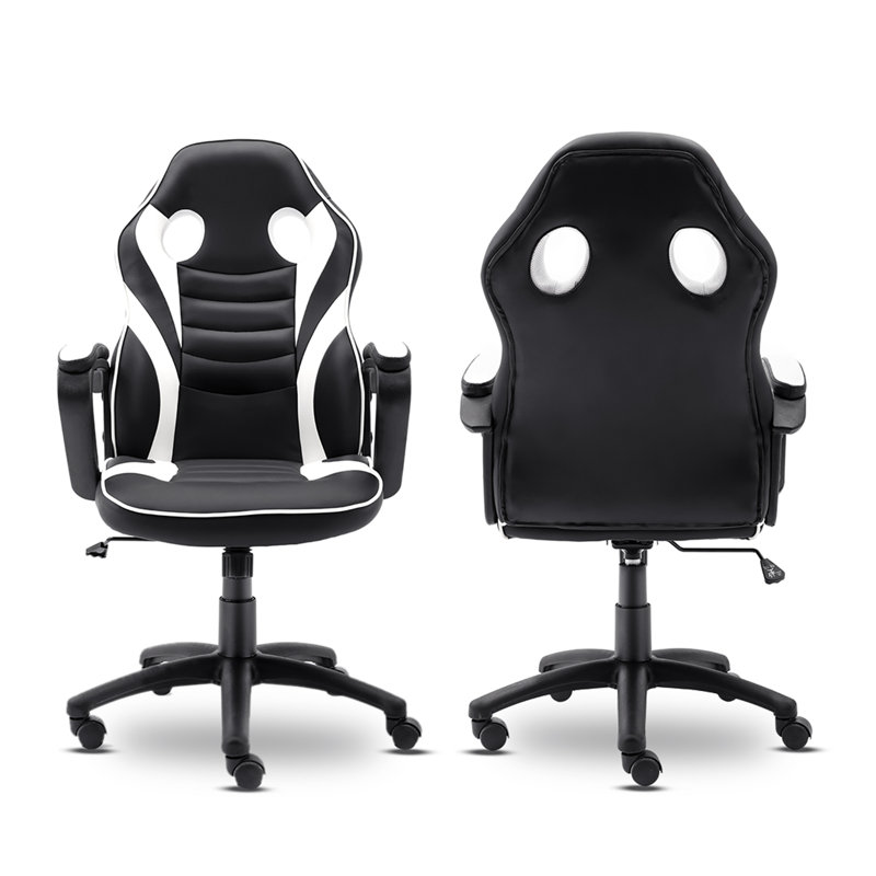 Fauteuil de jeu en cuir, Blanc