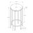 Bunky Accent Table End Round