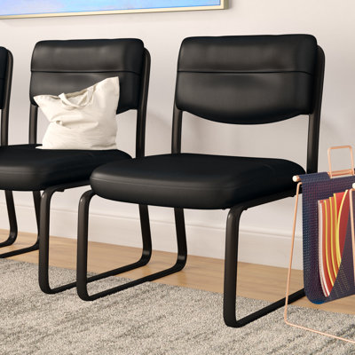 Reception Chair with Metal Frame