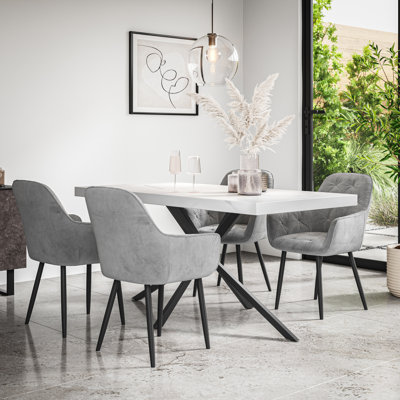 Agretha 4 - Person Dining Set