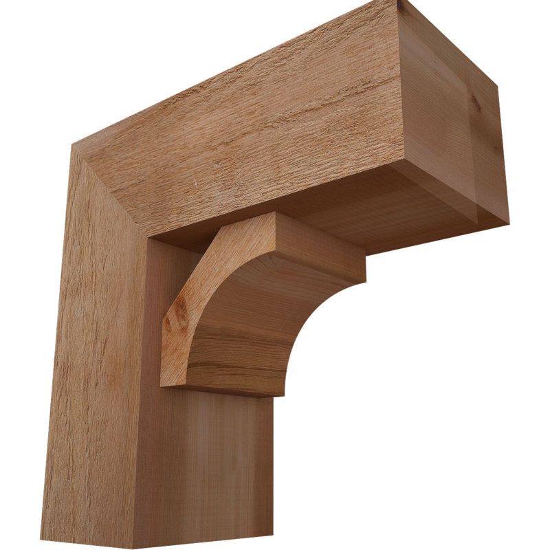 Support Westlake Block avec support décalé, 18 po x 18 po, Cèdre rouge occidental de l 8 po (scié brut)