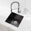 Évier de cuisine encastré en acier inoxydable 18 "x 18" avec drain et crépine-133401663