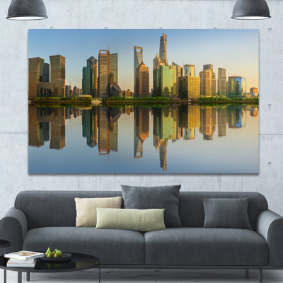 Photographie « shanghai huangpu à coucher du soleil »