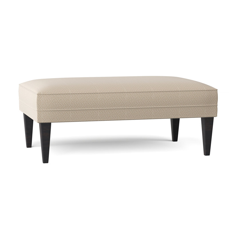 Aperitif Upholstered Bench, Filigree Ivory, Espresso